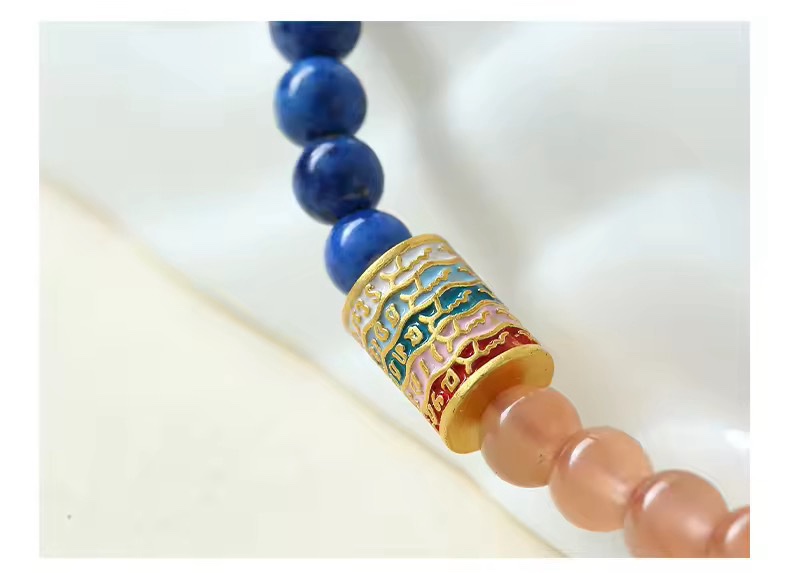 「新年限量、僅此一條」五福臨門🌟青金石召喚好運、事事順心、去除霉運、防小人 手鏈