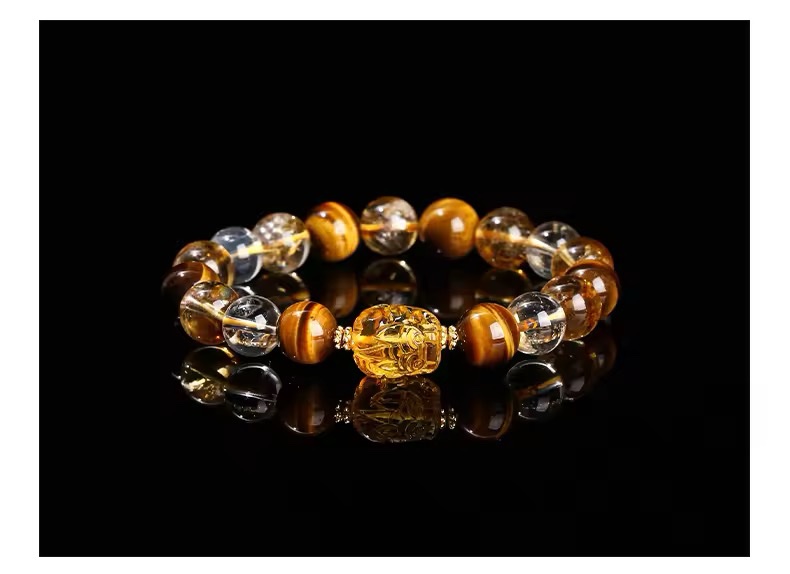 「新年限量、僅此一條」名利雙收💰黃塔晶吞金獸手鏈 提升財運、官運、事業運、腸胃健康、勇氣自信人緣