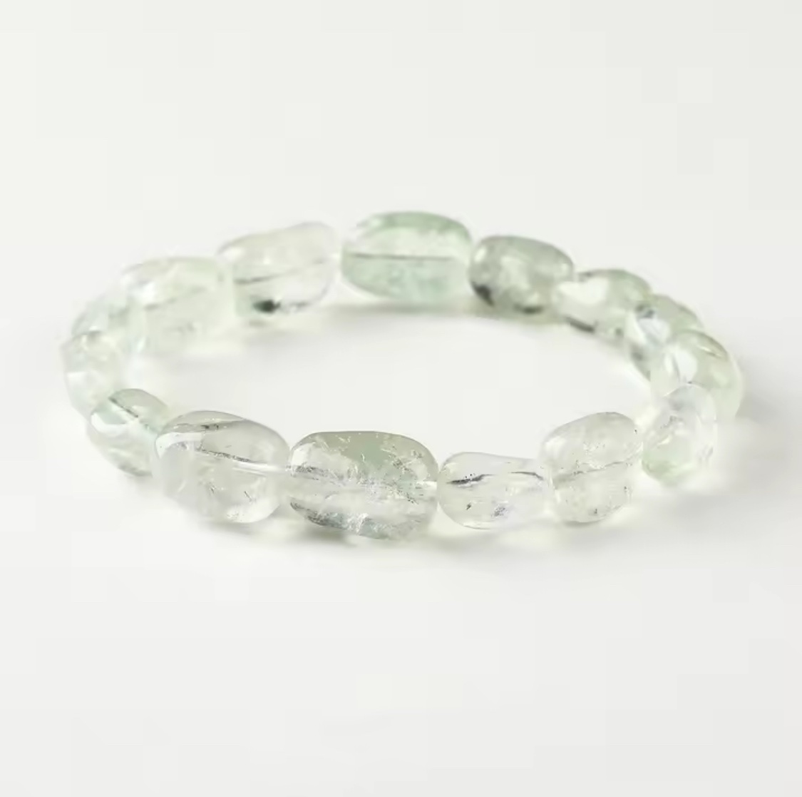 「新年限量、僅此一條」冰清玉潔🧊冰種綠水晶 療癒心輪、保持好心情、幫助睡眠 手鏈