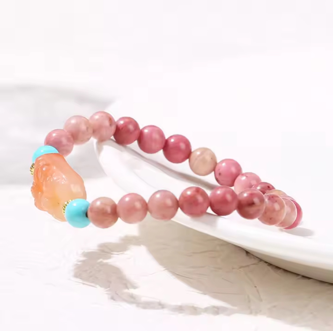 「新年限量、僅此一條」印加玫瑰🌹美容養顏、平衡荷爾蒙、提升女性魅力、吸引好桃花、金桃花 手鏈