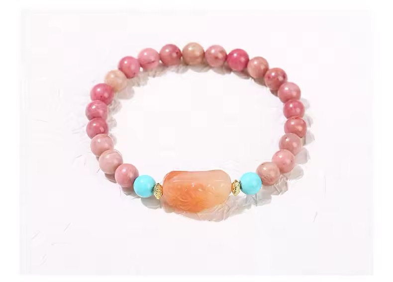 「新年限量、僅此一條」印加玫瑰🌹美容養顏、平衡荷爾蒙、提升女性魅力、吸引好桃花、金桃花 手鏈