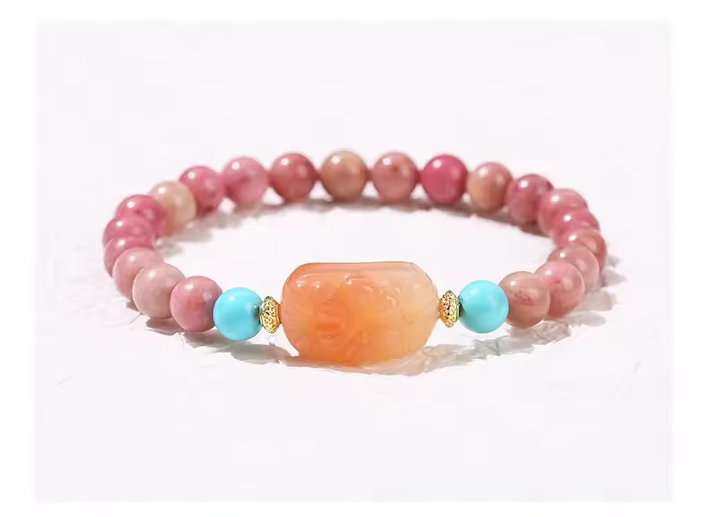 「新年限量、僅此一條」印加玫瑰🌹美容養顏、平衡荷爾蒙、提升女性魅力、吸引好桃花、金桃花 手鏈