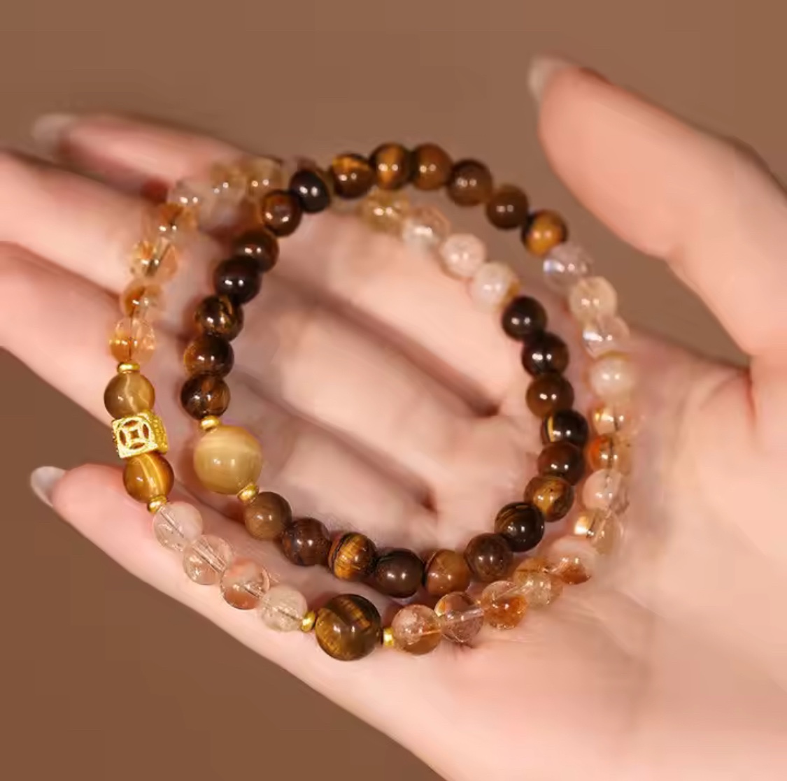 「新年限量、僅此一條」日富一日💰讓你不再為錢發愁 黃塔晶 黃金虎眼石 手鏈