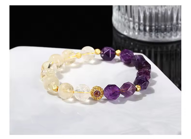img_7159-2 「新年限量、僅此一條」紫氣東來🧧富貴雙全 紫水晶 黃水晶手鏈 提升財運、事業運、官運、人緣、慧眼識人、防小人、增強勇氣自信和腸胃健康⚠️標價為AUD澳幣
