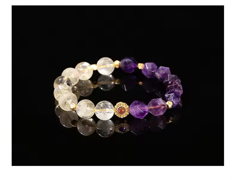 img_7161-2 「新年限量、僅此一條」紫氣東來🧧富貴雙全 紫水晶 黃水晶手鏈 提升財運、事業運、官運、人緣、慧眼識人、防小人、增強勇氣自信和腸胃健康⚠️標價為AUD澳幣