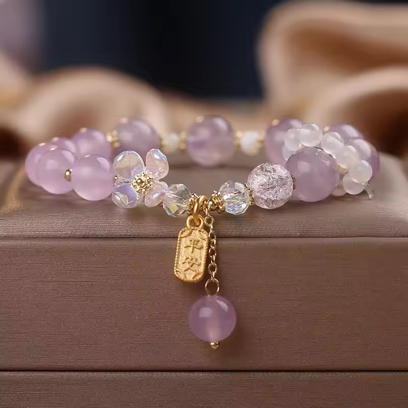 「新年限量、僅此一條」平安喜樂 花開富貴 冰糖瑪瑙手鏈