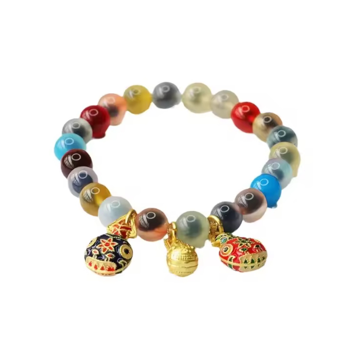 「新年限量、僅此一條」福祿壽全家福🧧糖心瑪瑙手鏈