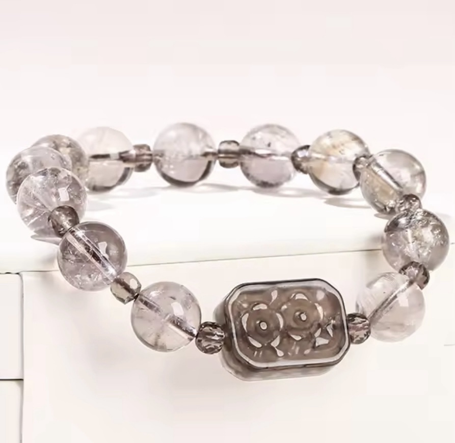 img_7107-4 富貴花開🌸茶晶驅邪避凶、驅除霉運、防小人、護身符🪬手鏈⚠️標價為AUD澳幣