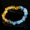 雙生火焰🔥陰陽和合、召喚真愛、促進戀情 海藍寶 黃水晶手鏈⚠️標價為AUD澳幣